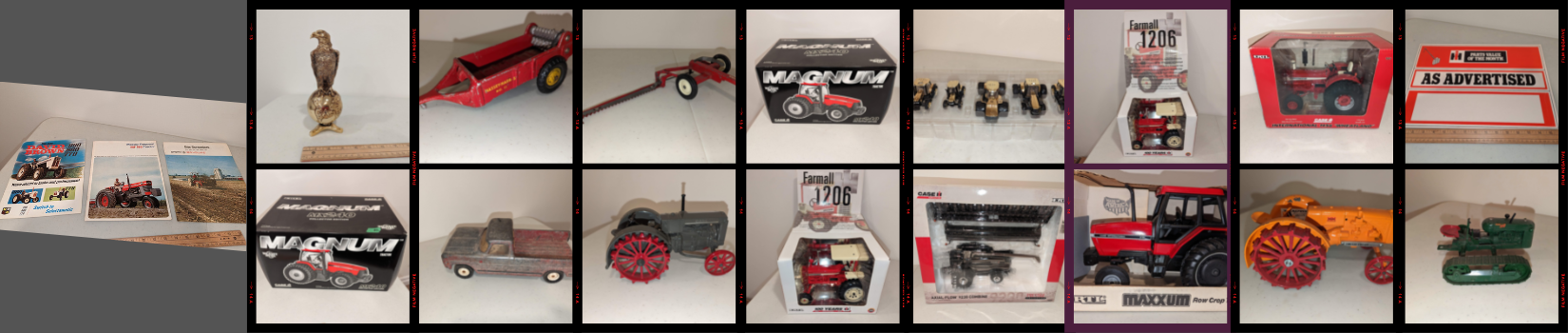 Online Collectible Auction Part 2, Farm Toys, Construction Toys, Literature, Buyers Guides, Posters, Memorabilia and other Collectibles