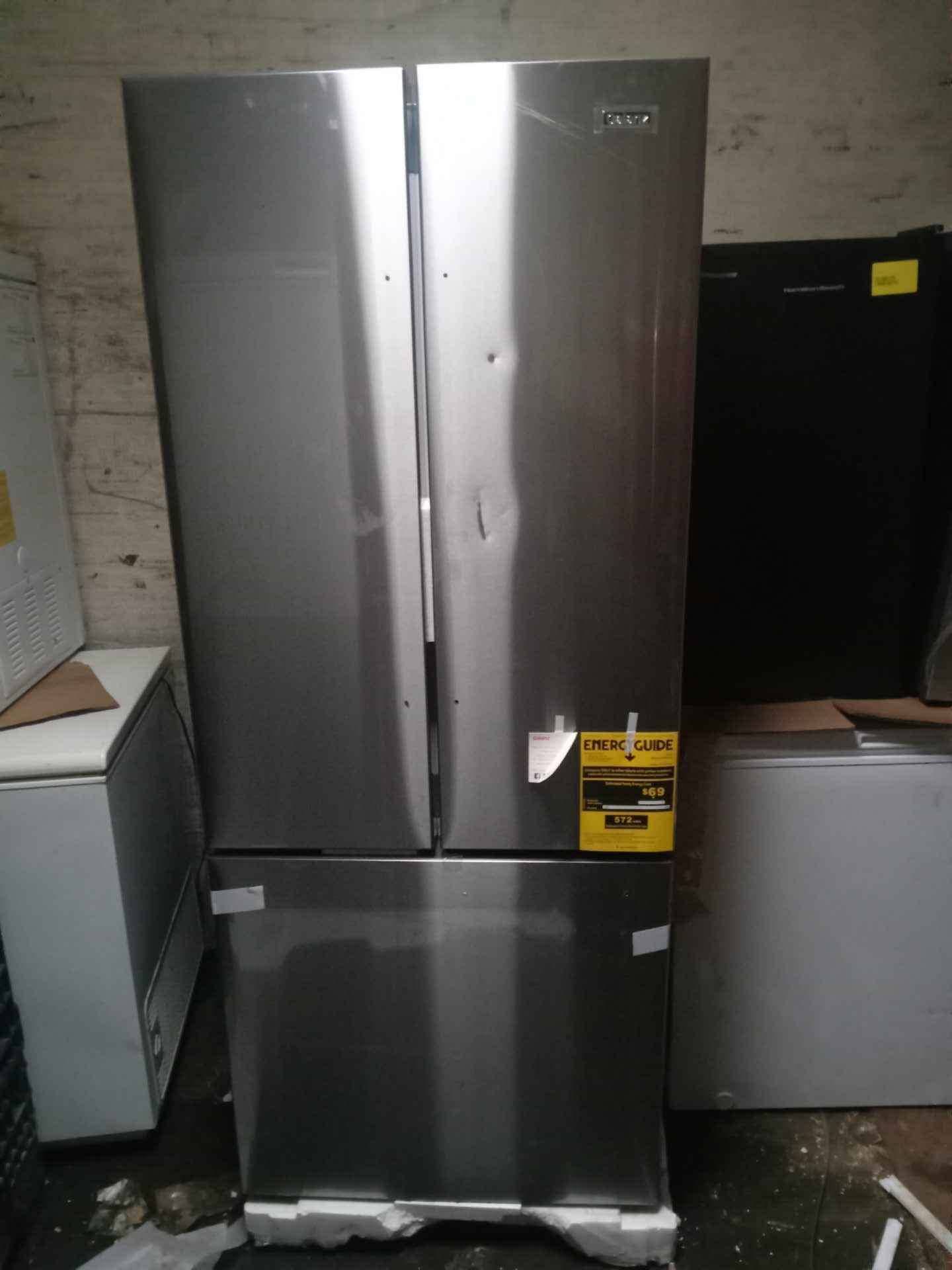 Stainless fridge 71 H x28 W x 28.5 D